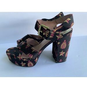 Sam Edelman Mara Sandal Platform Heel size 11